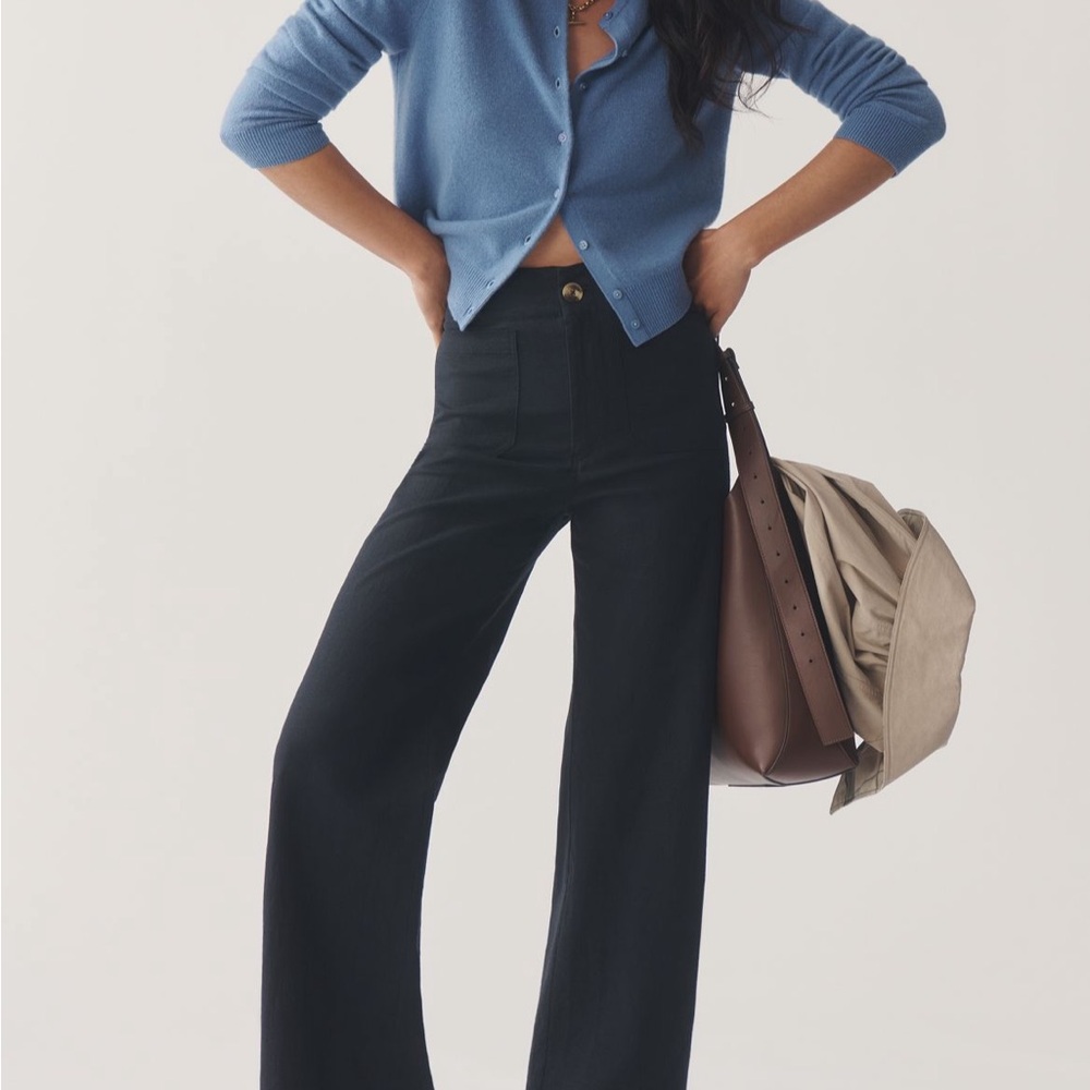 Maeve Colette Linen full length pants